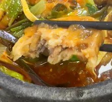 Sizzling Crispy Pork with Lotus Root