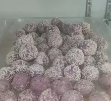 Purple Sweet Potato Glutinous Rice Balls