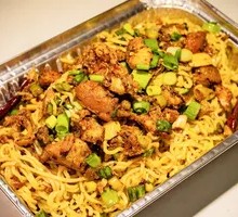 Fried Chicken with Immortal Noodles