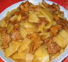 Potato and Pork Slices