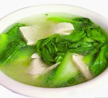 Spinach Tofu Soup