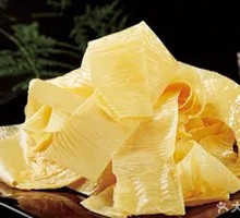 Oil-soaked tofu skin