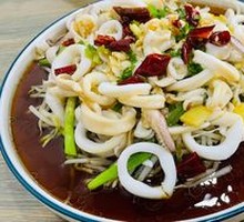 Scallion Oil Squid