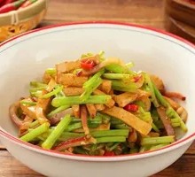 Stir-Fried Water Celery with Hunan Tofu