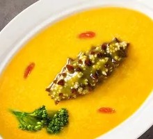 Braised Sea Cucumber with Millet