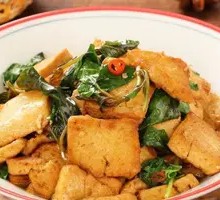Braised Tofu with Schizonepeta