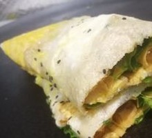 Mixed Grain Crepe with Pancake