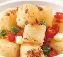XO Sauce Stir-fried Large Radish Cake