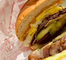 German Bacon Mushroom Burger