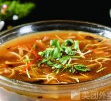Spicy and Sour Tripe Soup