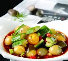 Century Egg Cucumber Salad