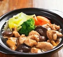 Braised Chicken with Mushrooms