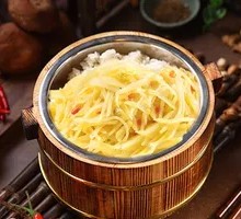 Sour Spicy Potato丝 Wood Bucket Rice