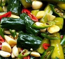 Sour Spicy Cucumber Strips