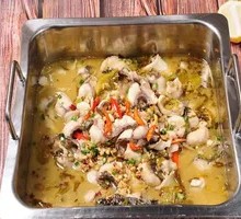 Fresh Fish and Pickled Cabbage Hot Pot