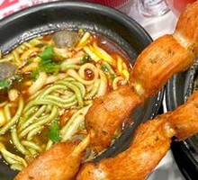 Moroccan Garlic Pork Skewers