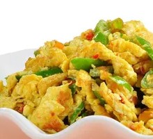 Egg with Green Pepper