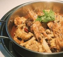 Signature Egg-Creamy Tofu and Shrimp