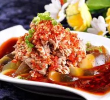 Preserved Egg and Cucumber Salad