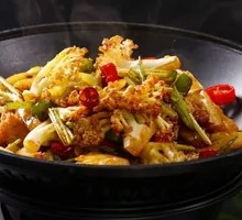 Spicy Stir-Fried Organic Cauliflower
