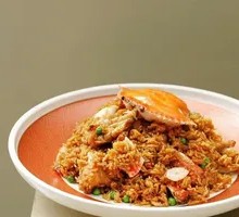 Thai Fragrant Rice Stir-Fried Crab