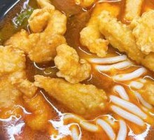 Tomato Fried Pork with Potato Noodles
