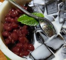 Red Bean Coconut Turtle Glue Jelly
