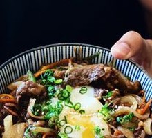 Hot Spring Egg Beef Rice