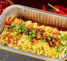 Aluminum-Wrapped Enoki Mushrooms