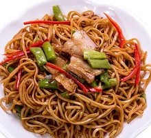 Pork and Green Bean Noodles