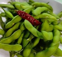 Garlic Stir-Fried Edamame