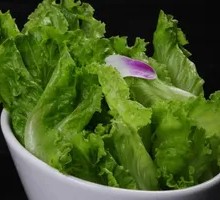 Blanched lettuce