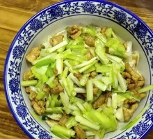 Stir-fried Leek with Pork
