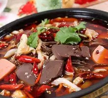 Sichuan Boiled Blood and Offal