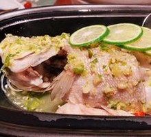 Thai Lime Steamed Sea Bass