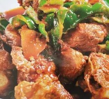 Green Pepper and Pork Ribs