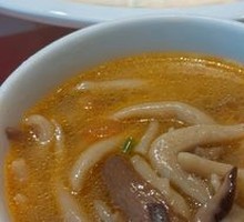 Mushroom Soup with Buckwheat Noodles