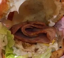 Bacon Egg Chinese Burger