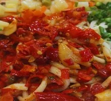 Spicy Chopped Chili Noodles