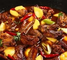 Stewed Pork Rib and Chicken Pot