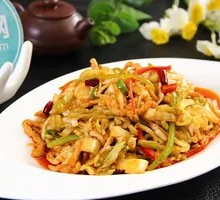 Pickled Vegetable and Pork Strips