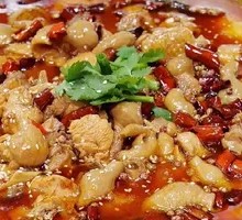 Fatty Intestine Chicken Pot