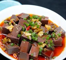 Stir-fried羊Blood