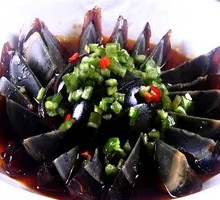 Spicy Pepper and Preserved Egg Salad