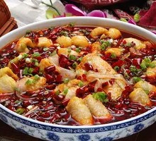 Boneless Fish in Large Bowl