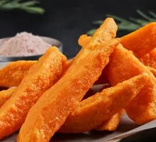 Sweet and Sour Glazed Purple Sweet Potato Cubes