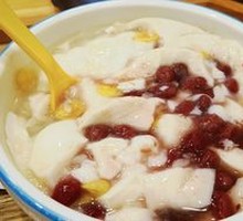 Red Bean Ice Shaved Tofu Pudding