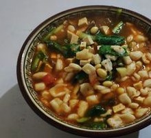 Egg and Millet Noodles Stew