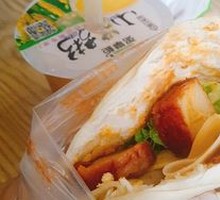 Spicy Potato Slices in Flatbread