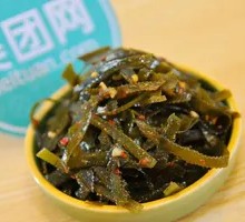 Cold-mixed kelp strands
